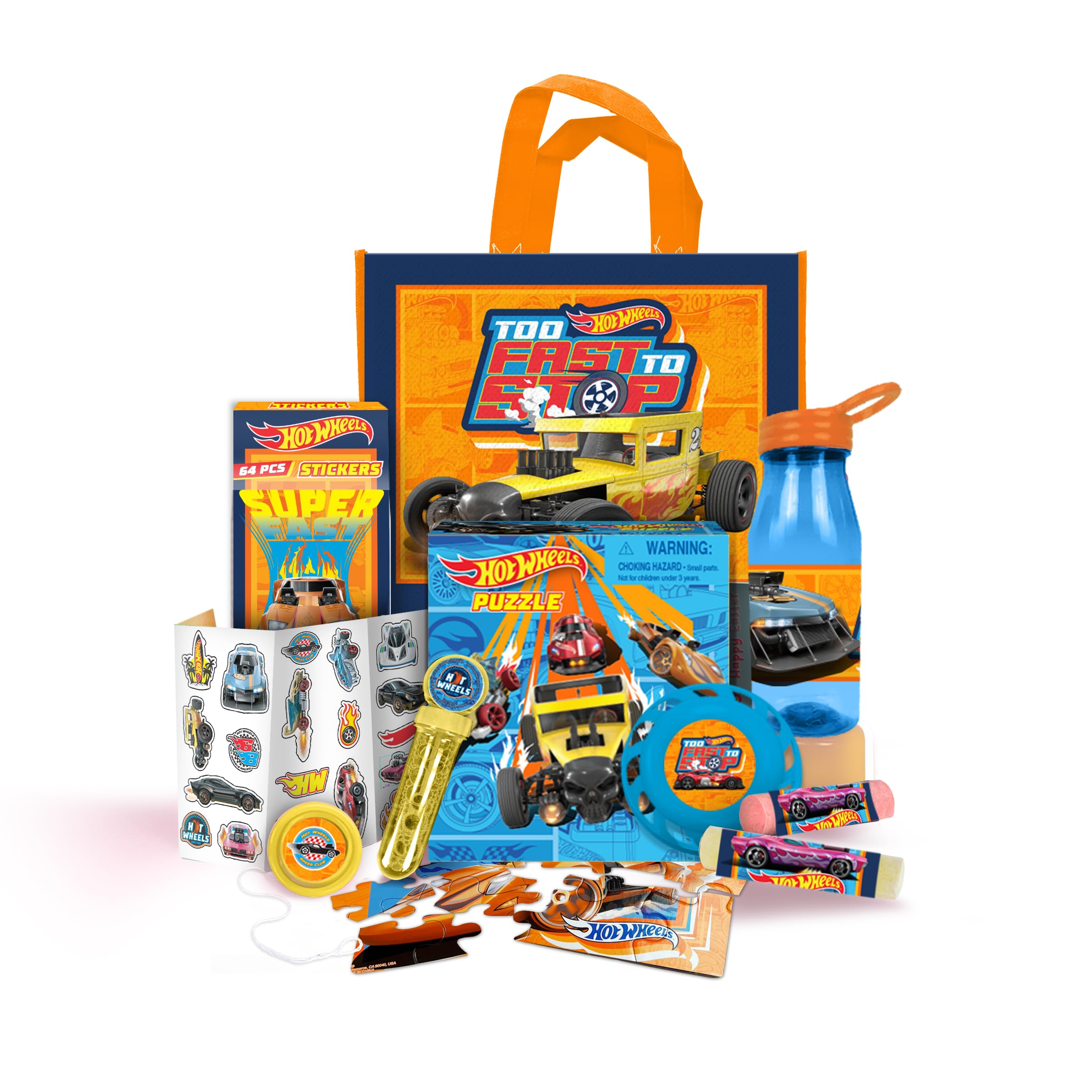 Amazon.com: Hot Wheels Tote Bag Gift Set - Tote Bag, 24-Piece