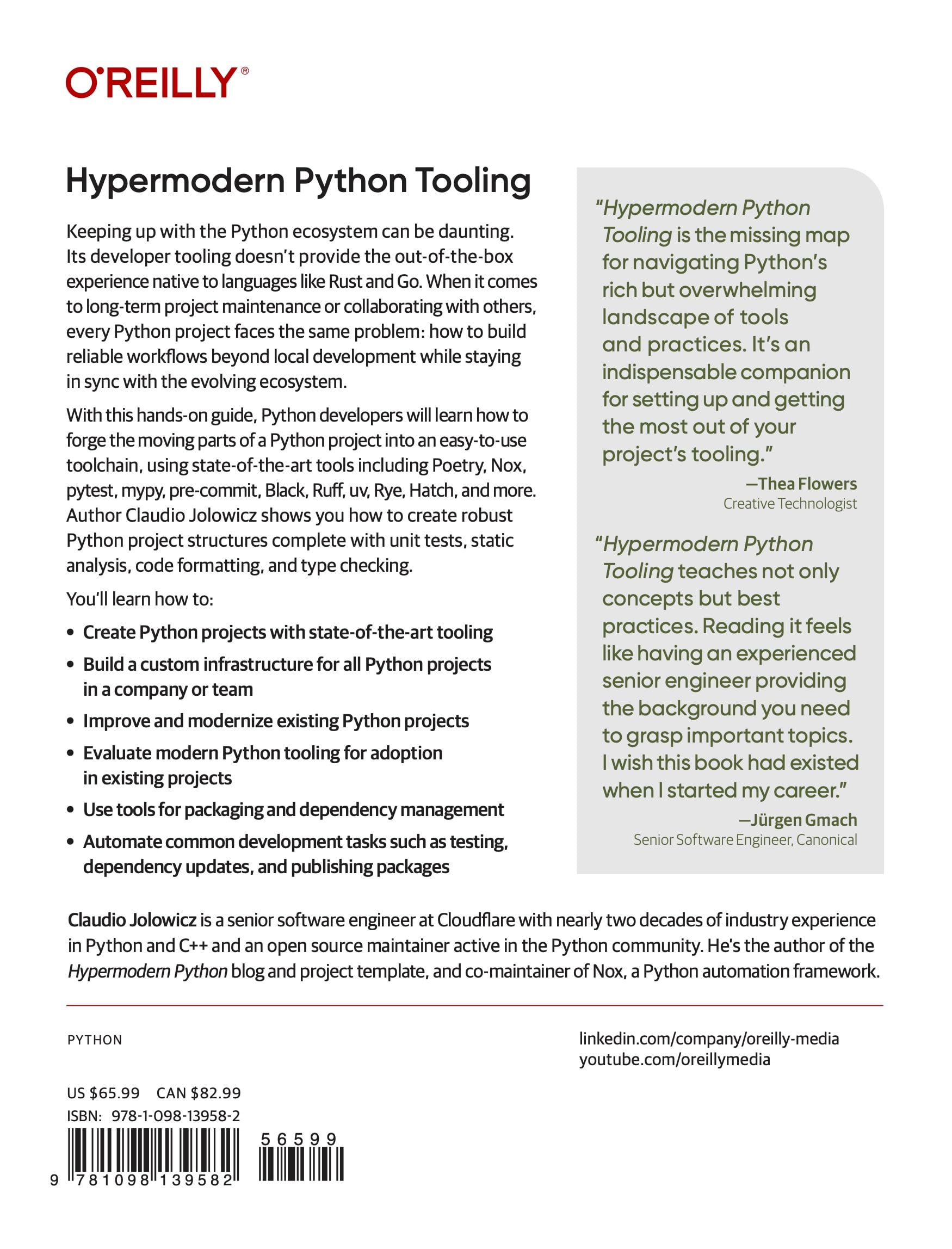 Hypermodern Python Tooling: Building Reliable Workflows for an Evolving Python Ecosystem