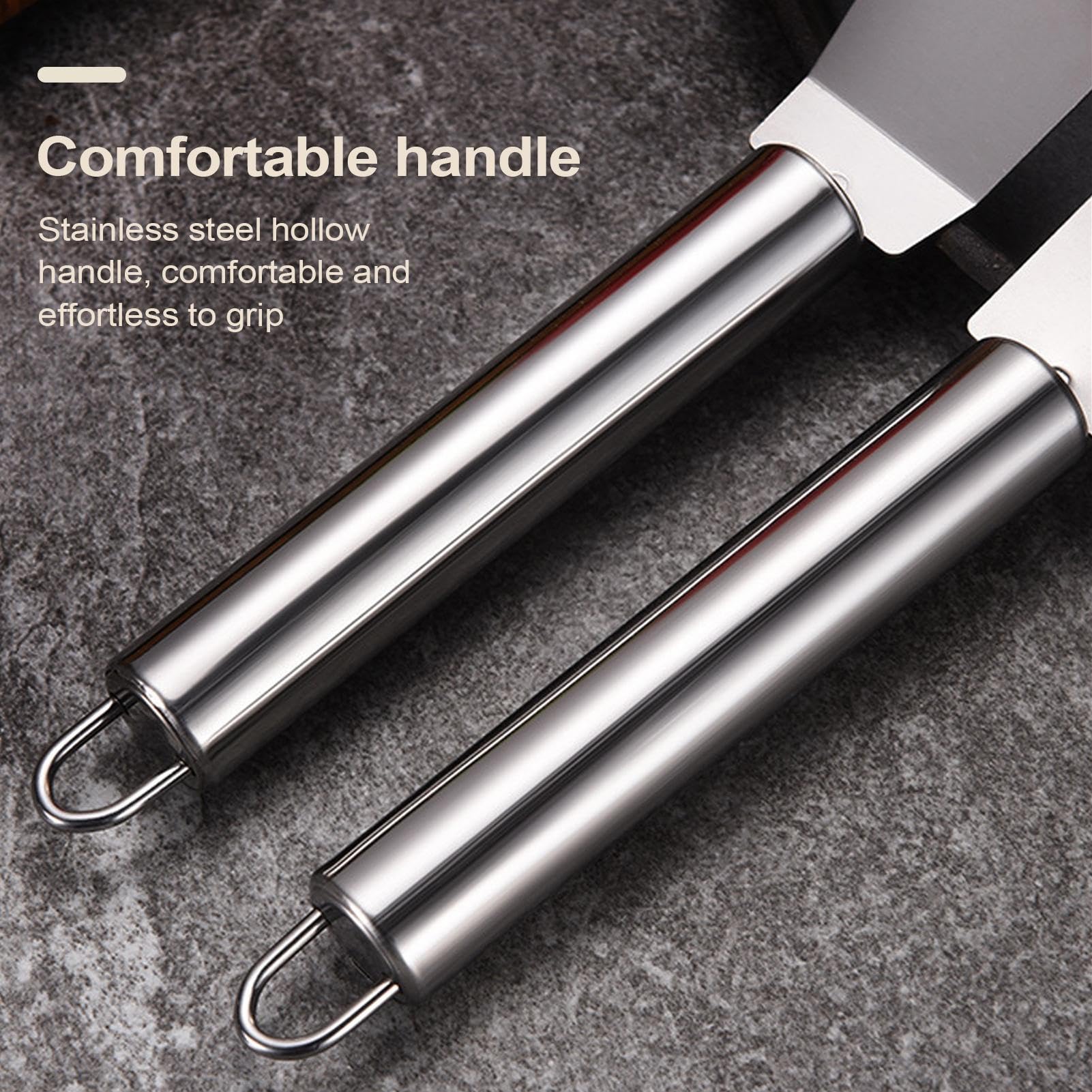 Spatule Nettoyante pour Cuisine,Spatule De Nettoyage Domestique en Acier Inoxydable - Racloir Résistant Anti-Rouille Ustensiles De Cuisine pour Gril Barbecue Réfrigérateur Camping Extérieur