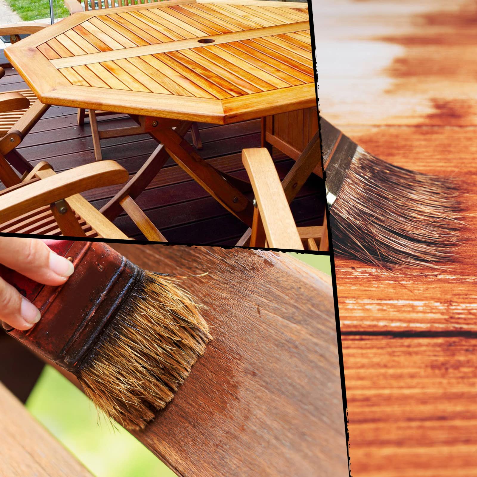 BEKATEQ BE-205 Huile pour teck 10l incolore I Saturateur bois exotiques & durs I Entretien du bois: parquet, terrasse, salon de jardin exterieur & interieur I Sans solvants, résistant aux intempéries