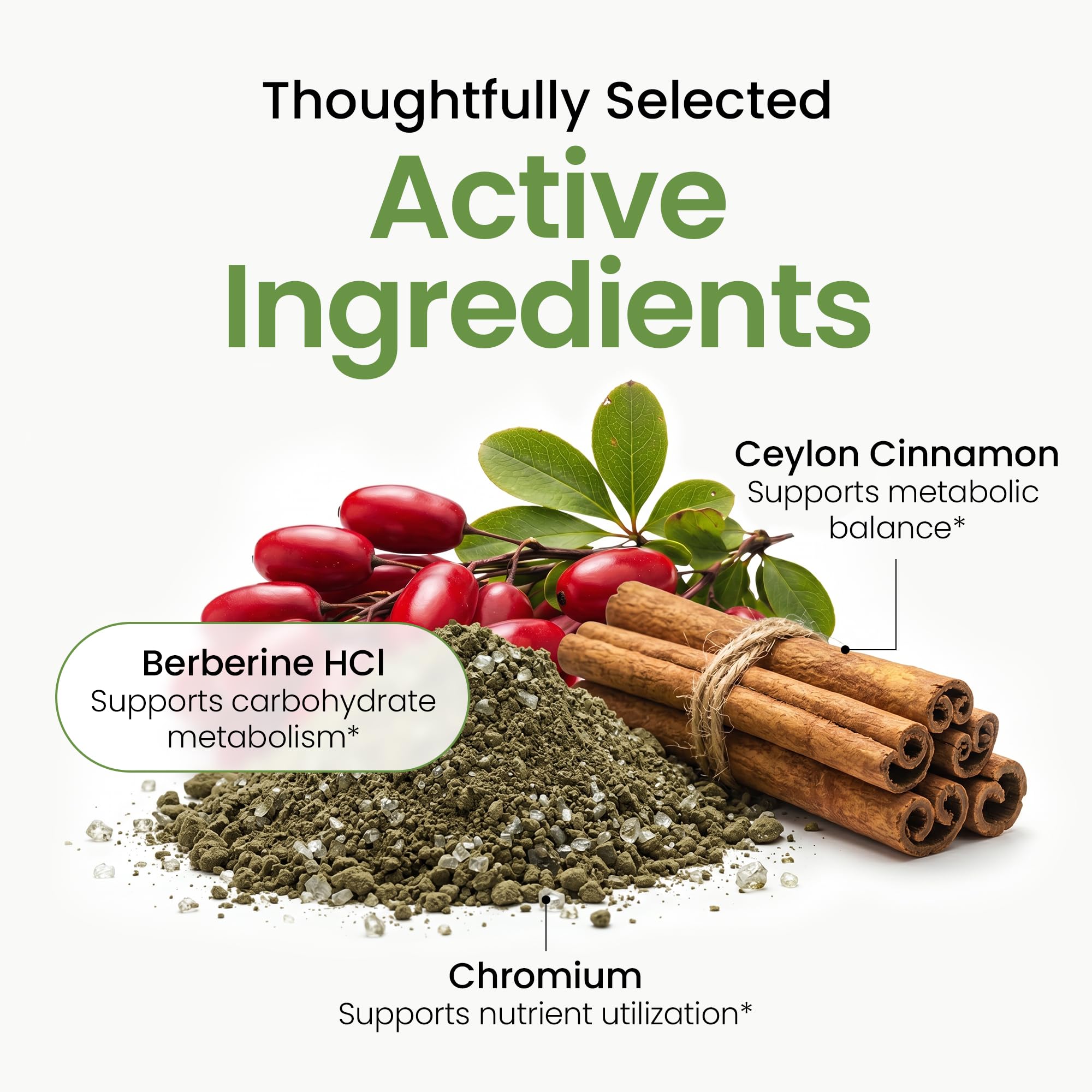 Berberine HCL 1500mg with Ceylon Cinnamon & Chromium 90 Capsules — Amazon image 3