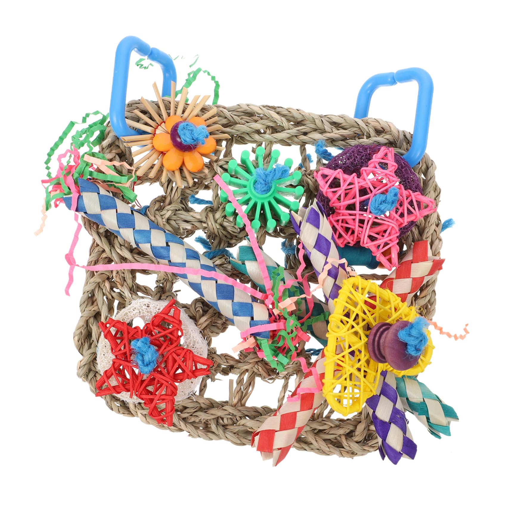 Sosoport 3stücke Parrot Shredder Toy Bissfestes Vogelspielzeug Aus Natürlichen Materialien Für Papageien Und Wellensittiche Zur Zahnpflege Und Beschäftigung Im Käfig