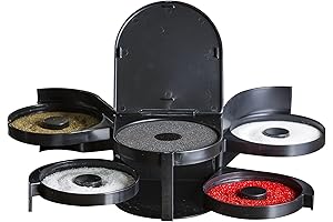 Tablecraft 3 Tier Bar Glass Rimmer With 5 Swing Out Trays