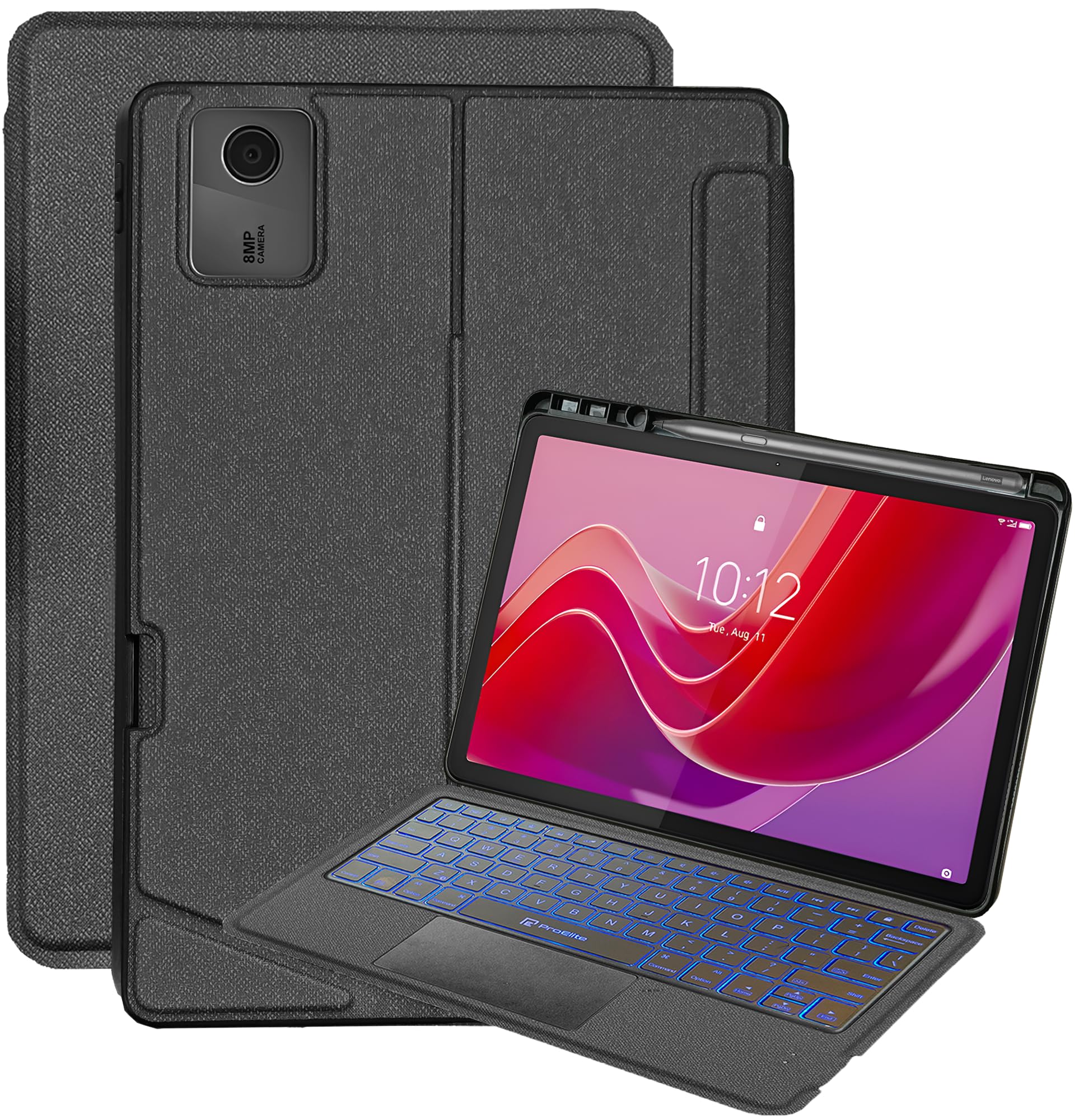 See full amazon price history chart for ProElite Wireless Bluetooth TouchPad Keyboard Case for Lenovo Tab M11 11 inch, Magnetic Detachable Wireless Bluetooth TouchPad Keyboard Built-in 7-Colors Backlit with Pen Holder, Black ProElite Wireless Bluetooth TouchPad Keyboard Case for Lenovo Tab M11 11 inch, Magnetic Detachable Wireless Bluetooth TouchPad Keyboard Built-in 7-Colors Backlit with Pen Holder, Black (B0D4Z6ZM3C) Amazon Price History, Amazon Price Tracker