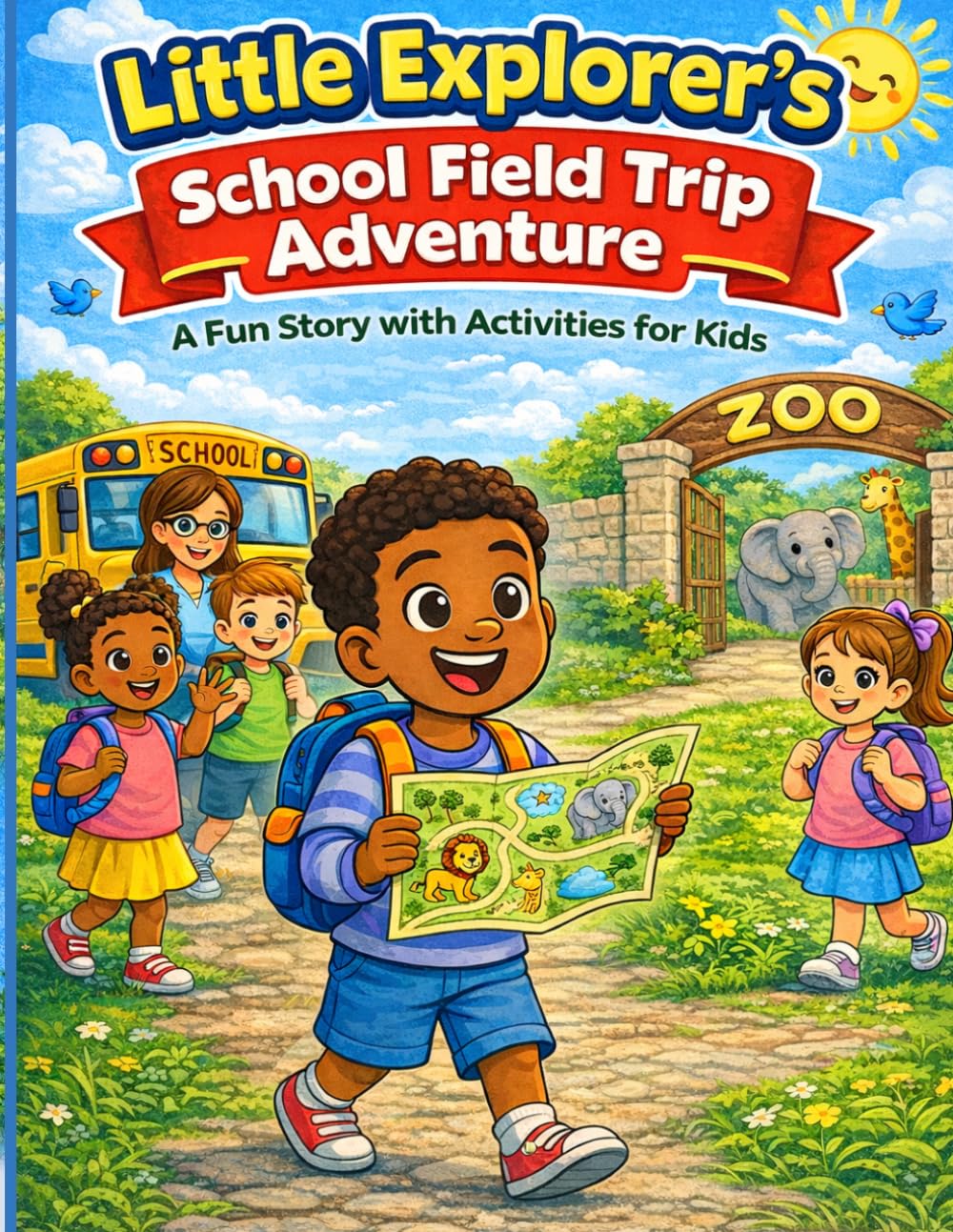 Little Explorer’s School Field Trip Adventure: A Children’s Storybook with Fun Activities