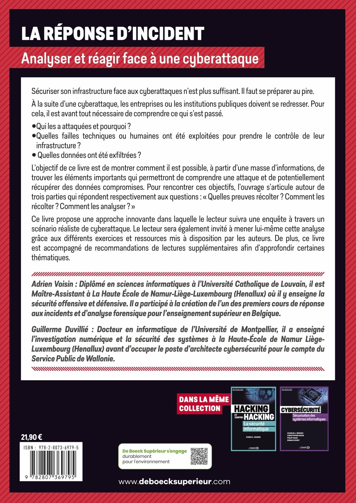 La réponse d'incident: Analyser et réagir face à une cyberattaque