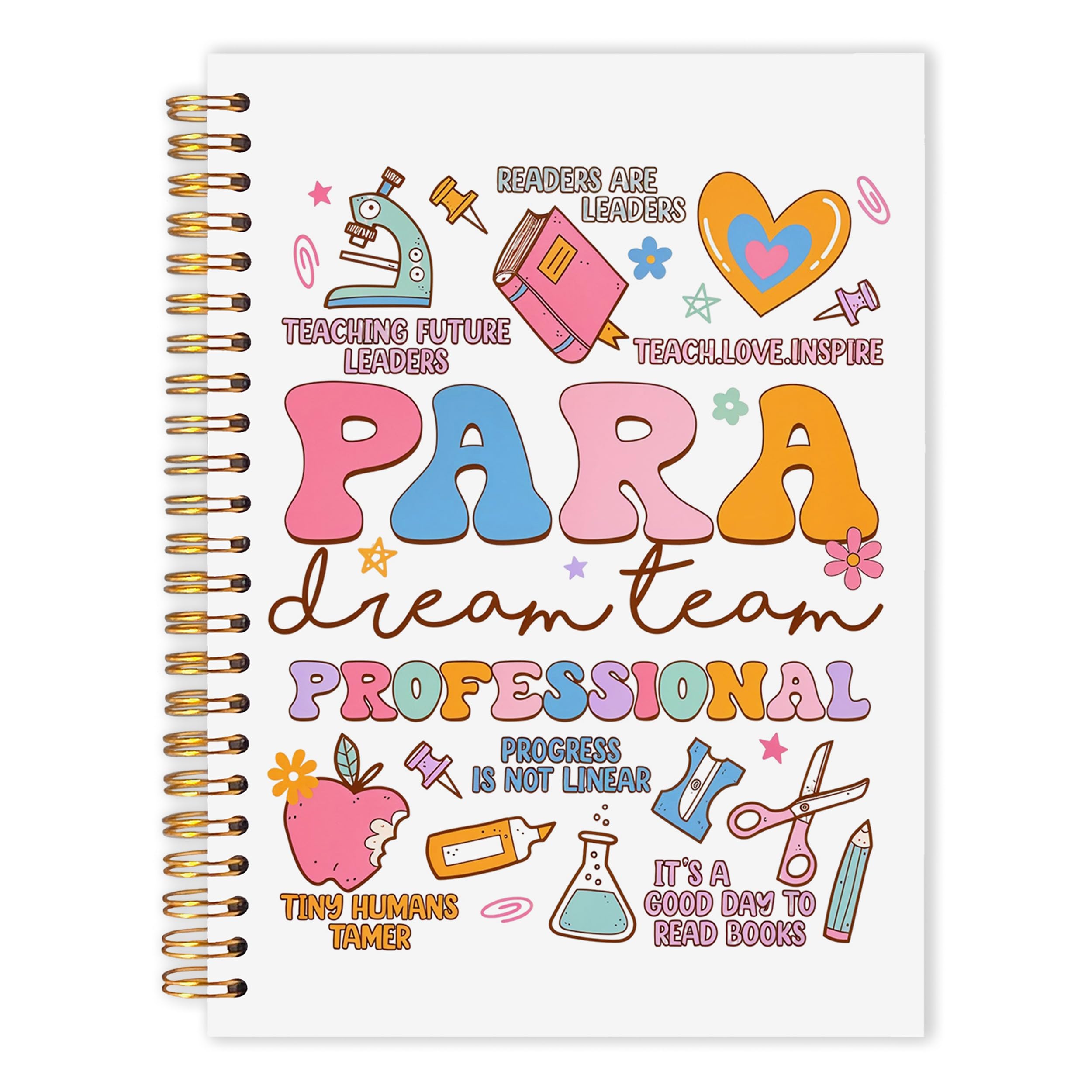 IAFQWDS Paraprofessional Gifts Notebook Journal, Para Professional Paraeducator Appreciation Gifts, Paraprofessional Must Haves Hardcover Spiral