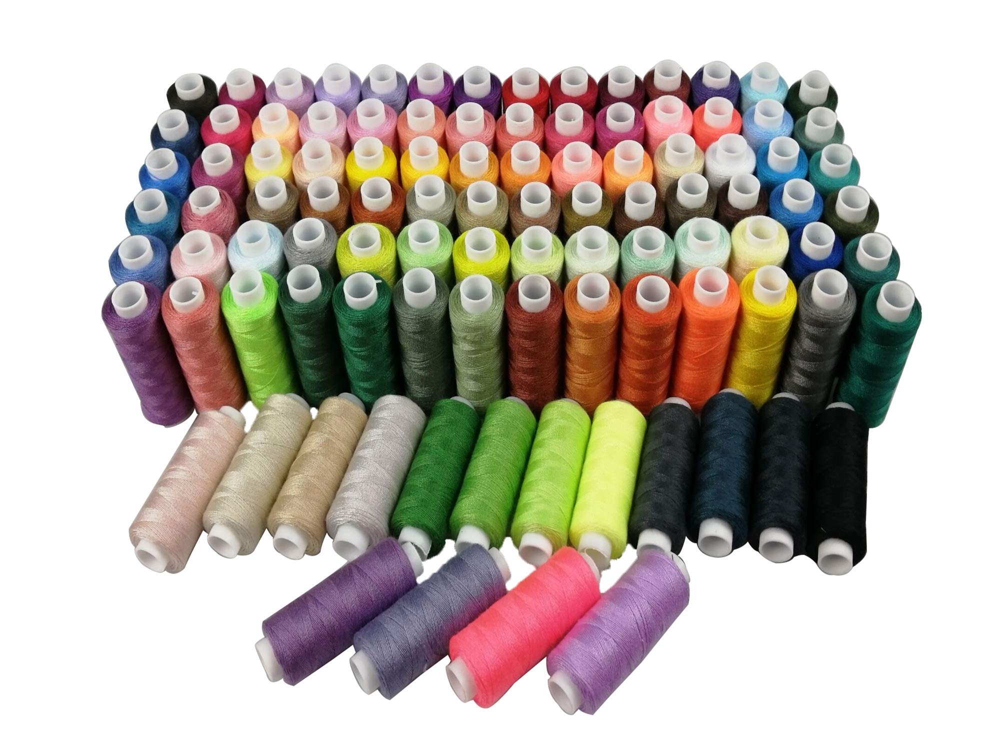 Uniwersalne nici do szycia, Zestaw nici do szycia 100 kolorów 40S/2 40WT nić poliestrowa do maszyn do szycia, maszyn hafciarskich,(12 Colors)