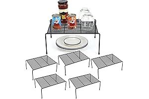 6-Shelf Kitchen Storage Organizer: Maximize Space Effortlessly