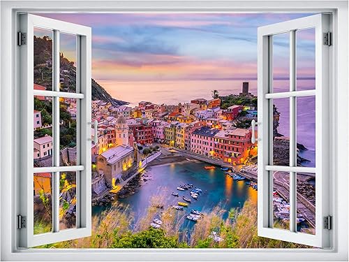 Miniatura 3 de SIGNWIN Adhesivo de pared removiblemural de pared, vista aérea aérea italiana de Venecia, paisaje urbano, naturaleza, desierto, fotografía,