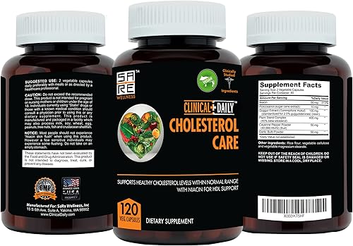 Miniatura 3 de Suplemento para el cuidado del colesterol. Suplementos veganos de colesterol y triglicéridos. Esteroles vegetales Suplementos para el colesterol con