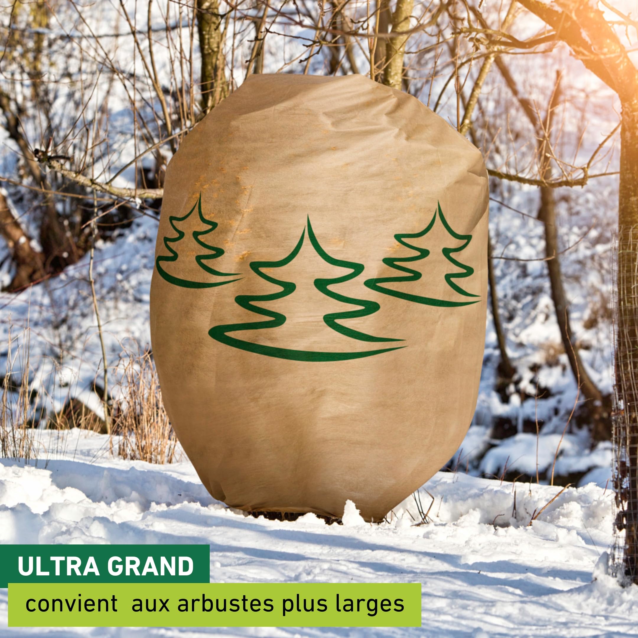 Windhager Housse Polaire D’Hivernage Multi-Protect - Protection Antigel Plantes 1,2 X 1,8 M