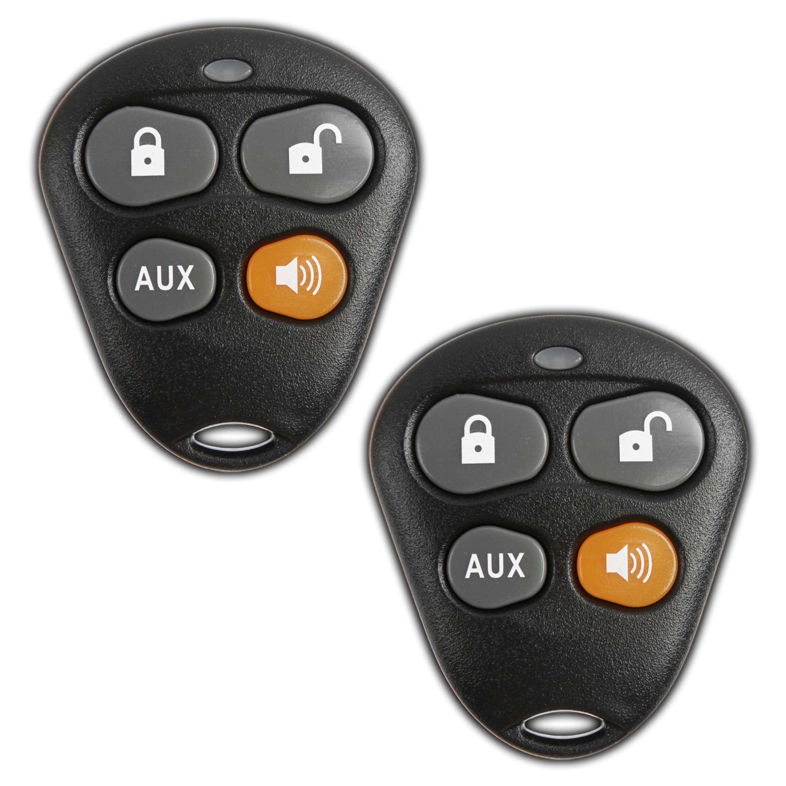 KeylessOption Keyless Entry Remote Starter Car Key Fob Alarm for Aftermarket Viper Automate EZSDEI474V 474V (Pack of 2)