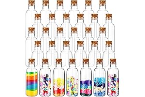 30-Piece Clear Wishing Bottle Set