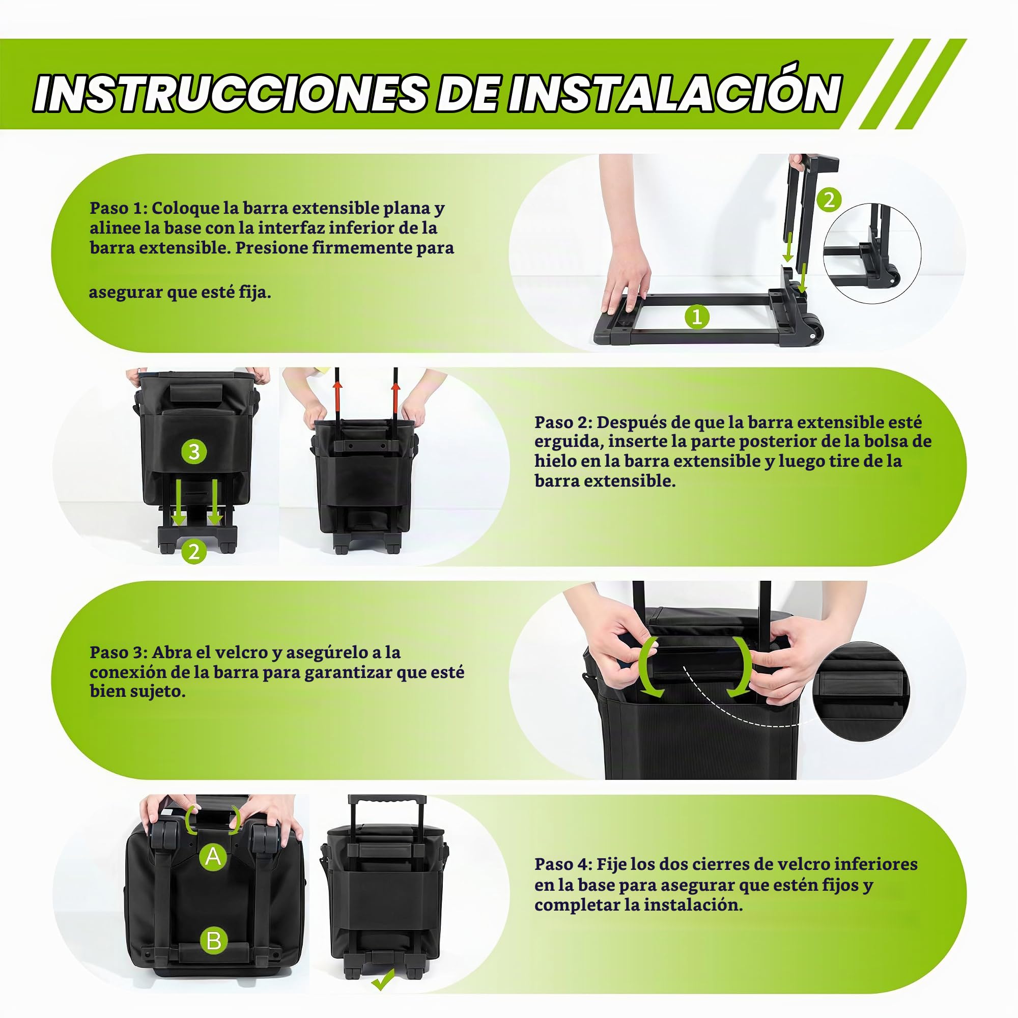 Bolsa Isotérmica Plegable con Ruedas 35 L