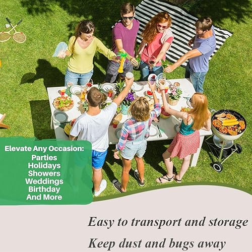 Miniatura 6 de botogift Paquete de 50 Vasos de plástico transparente de 9 onzas, vasos desechables de cristal, vasos de plástico PET para fiestas, bodas, cócteles,