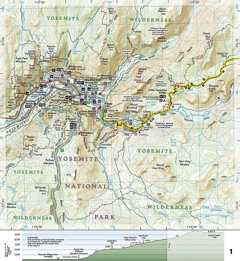 John Muir Trail Topographic Map Guide (National Geographic Topographic Map Guide) (National Geographic Topographic Map Guide, 1001) - Image 8