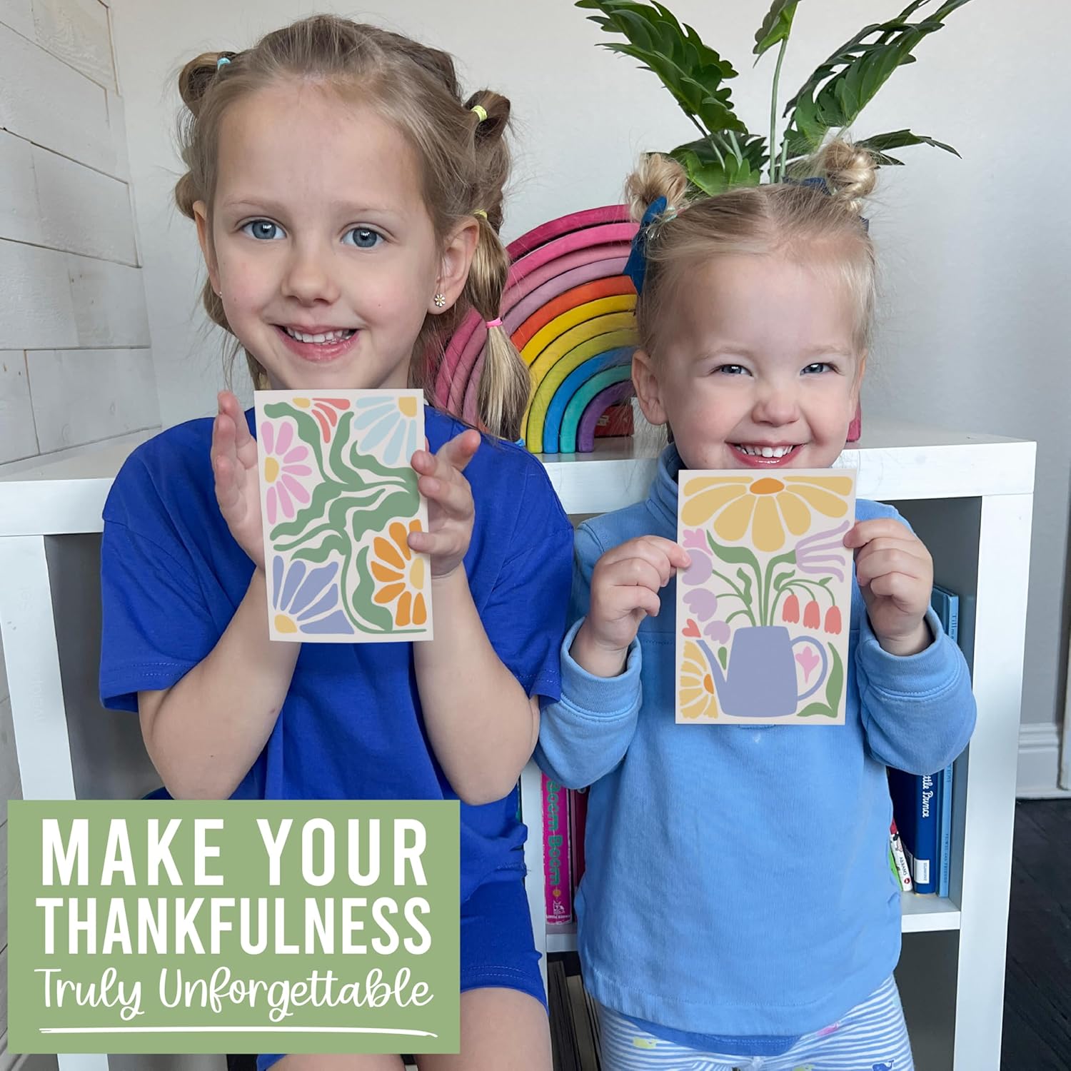 Hadley Designs Blank Cards and Envelopes – 54 Greeting Blank Notecards with Envelopes Bulk, Notecards Stationery Card Set, Stationary Note Cards, Floral Greeting Card Pack, Designed in USA - Image 4