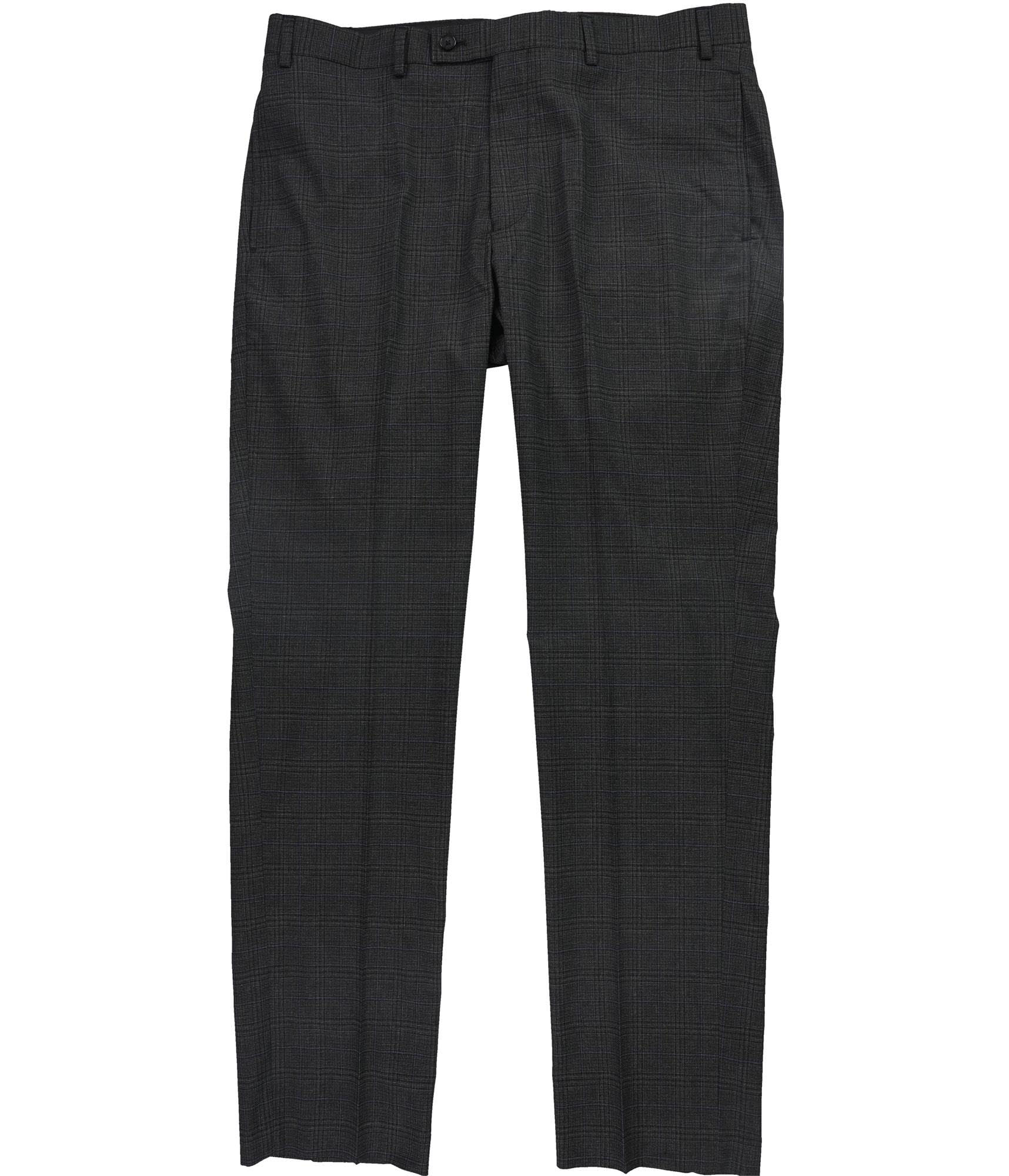 Calvin Klein Mens Slim Fit Performance Suit Dress Pants Charcoal Grey 42 x 30
