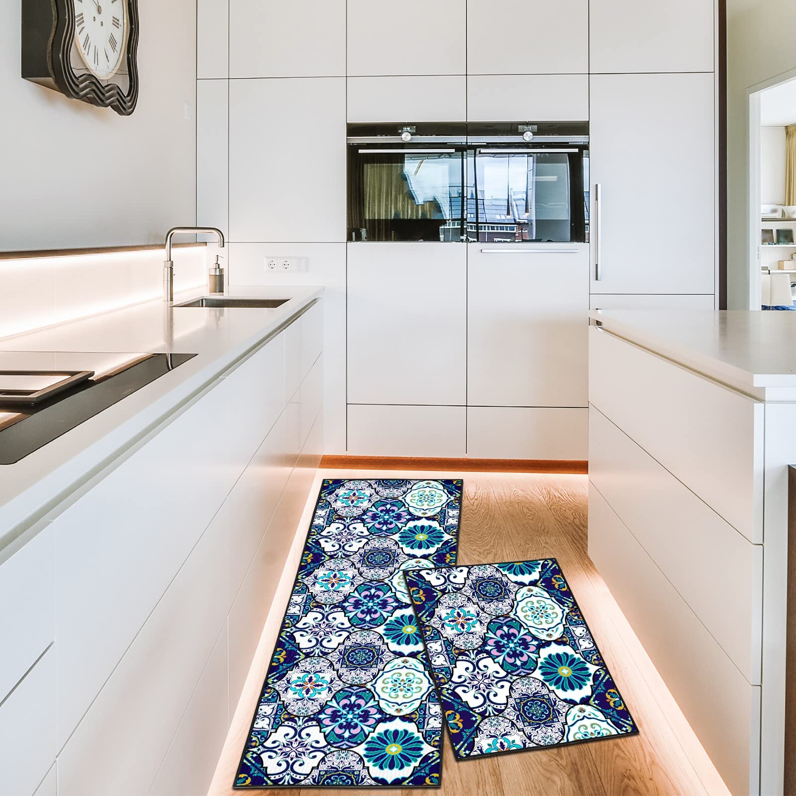 Tappetini Da Cucina Antiscivolo Set 2 Pezzi - 43x150cm + 43x75cm, Assorbenti E Lavabili - Foto 10