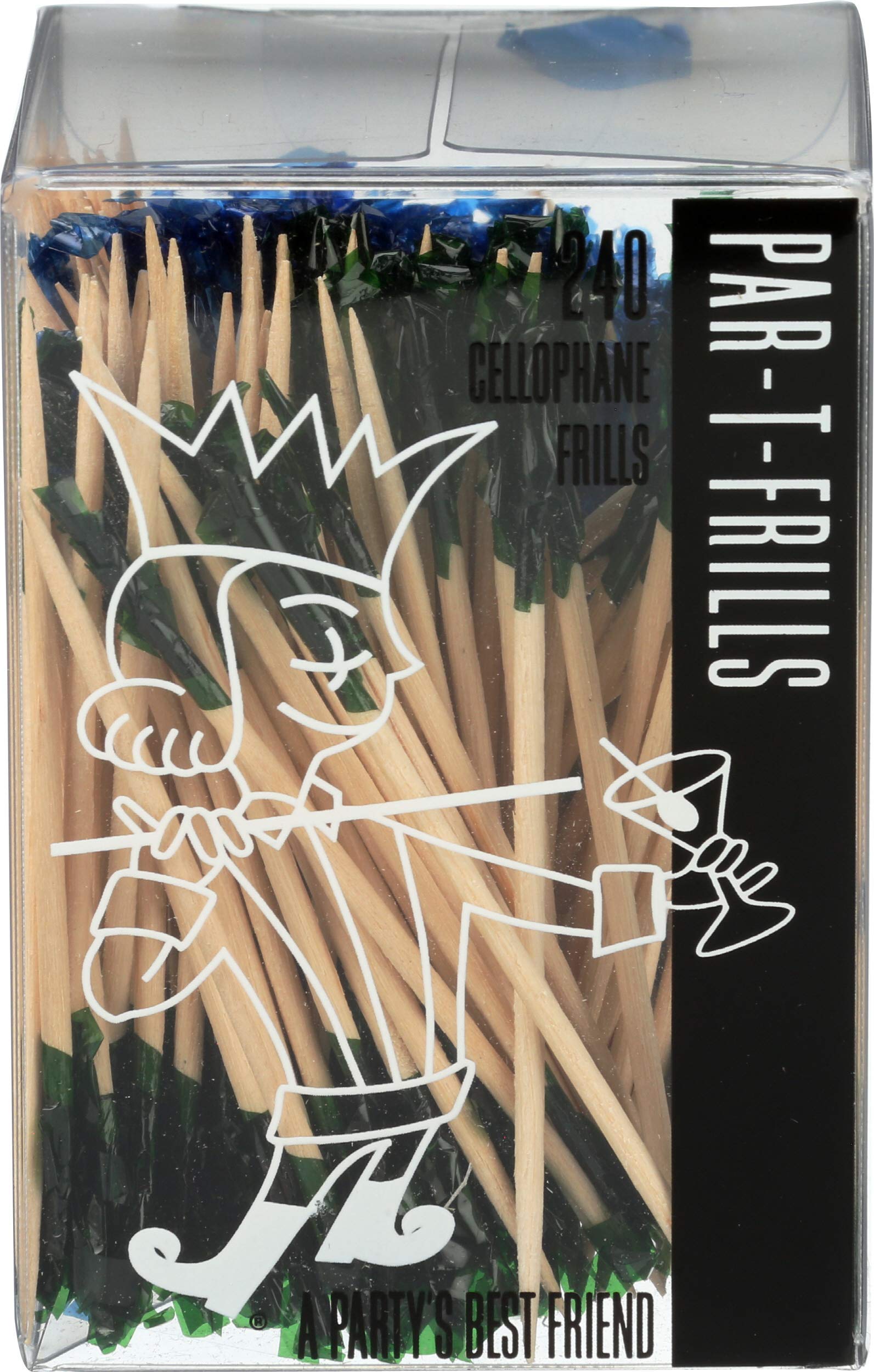 HAROLD IMPORT Wooden Frill Pics, 240 CT