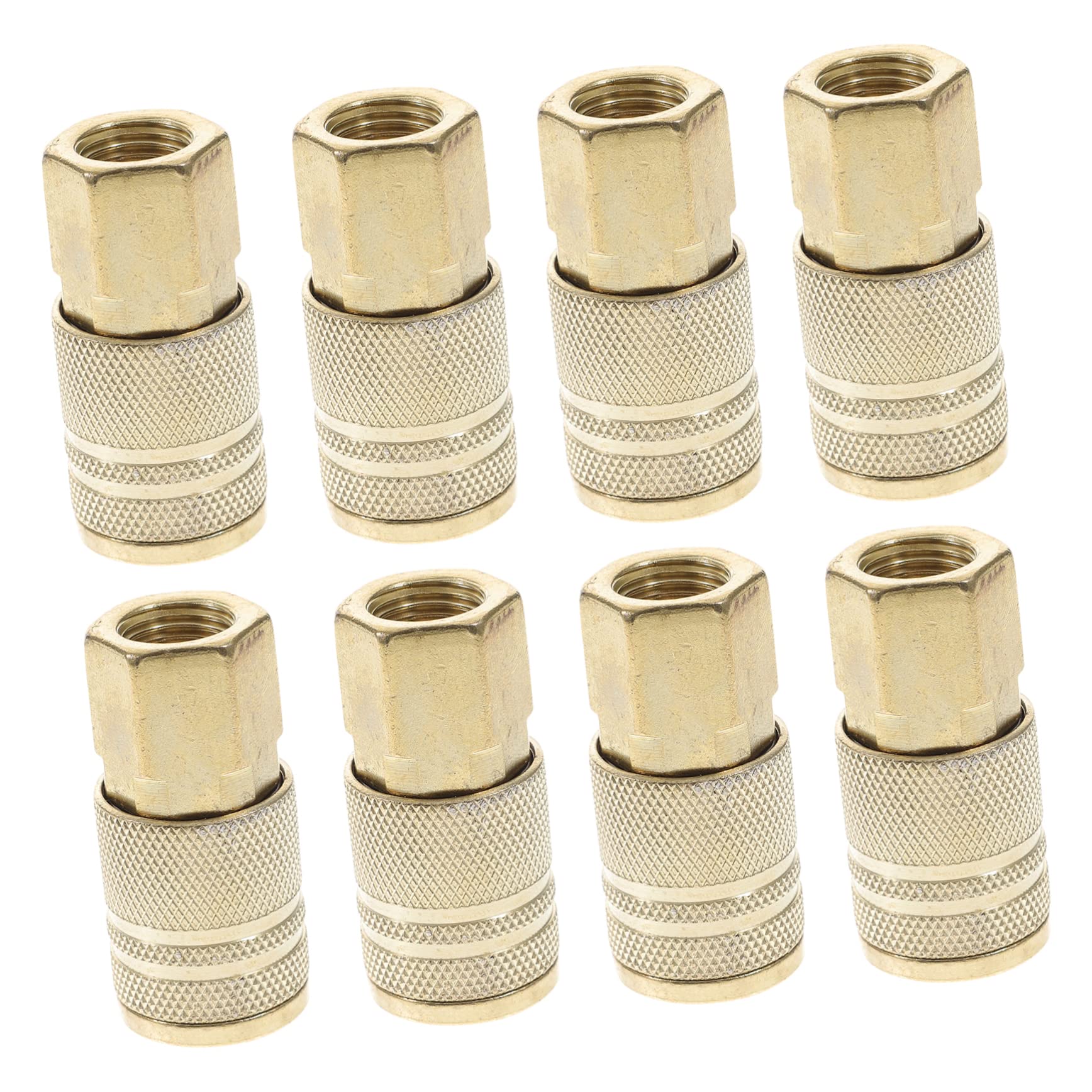 Conector Rápido de Aire 1/4 Pulgadas, 10 Piezas, Hierro