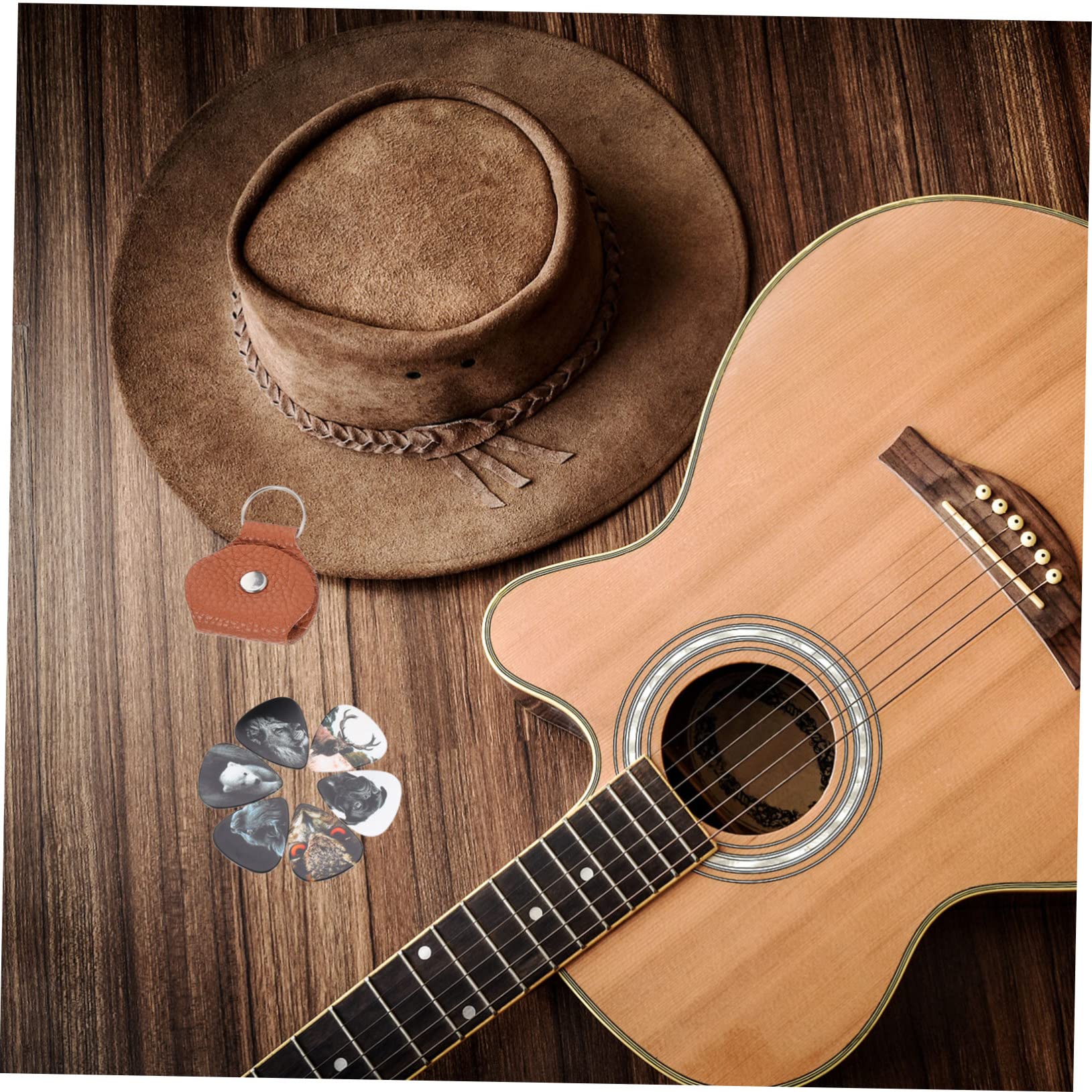 TOYANDONA 4ensembles Médiators De Guitare Créatifs Celluloïd De Animaux Pour Guitare Et Ukulélé Avec Boîte De Rangement Et à Plectres