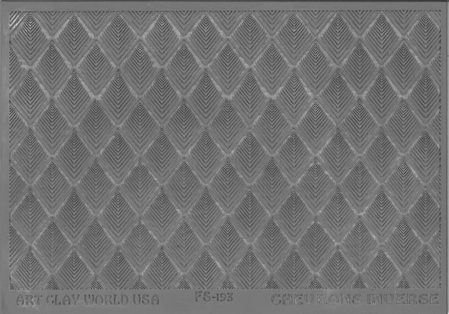 FlexiStamp Texture Sheets Chevrons Inverse Design - 1 Pc.
