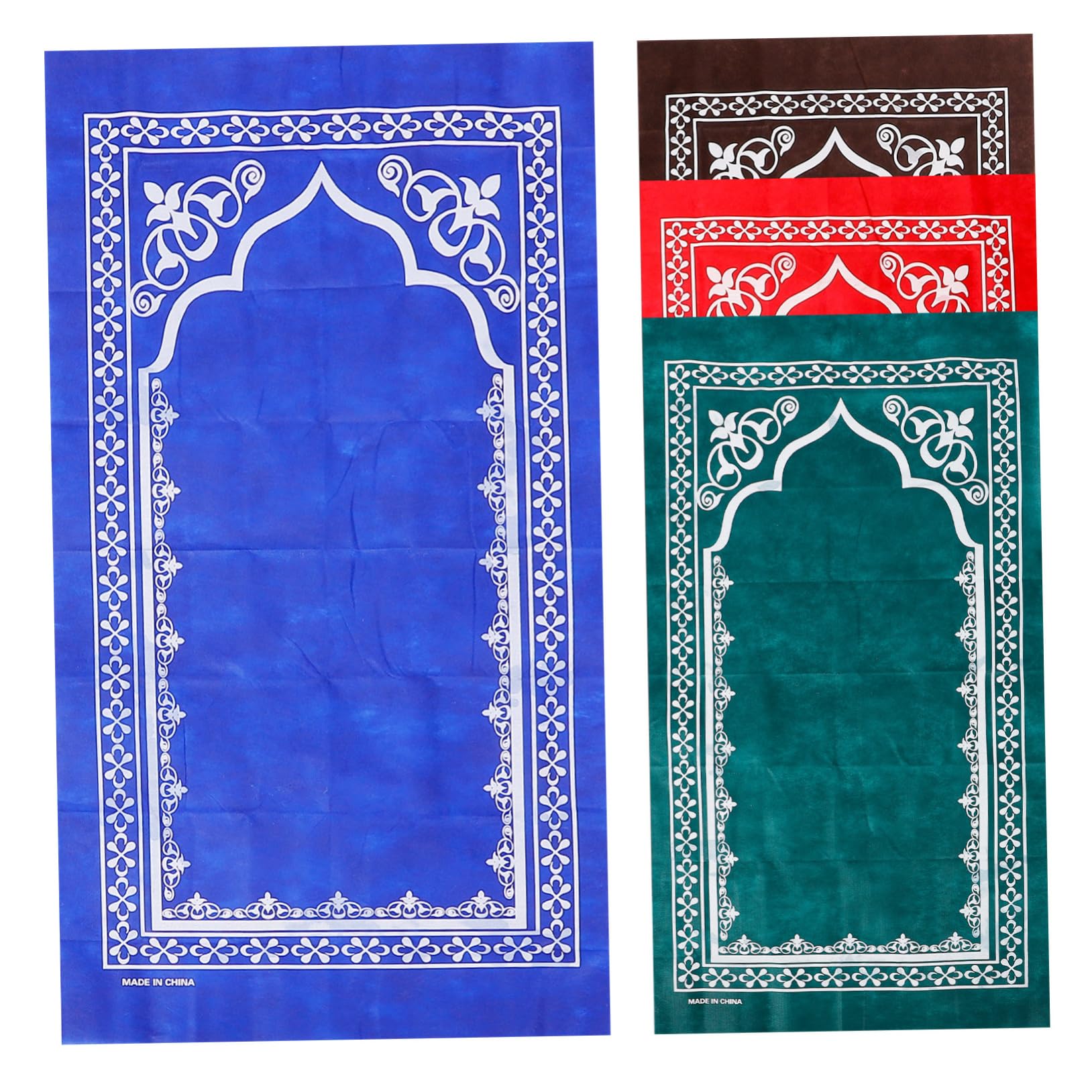 DECHOUS 16pièces Tapis De Prière Tapis De Prière Et Décoratif pour Festival De Eid pour Et Femmes Design Traditionnel