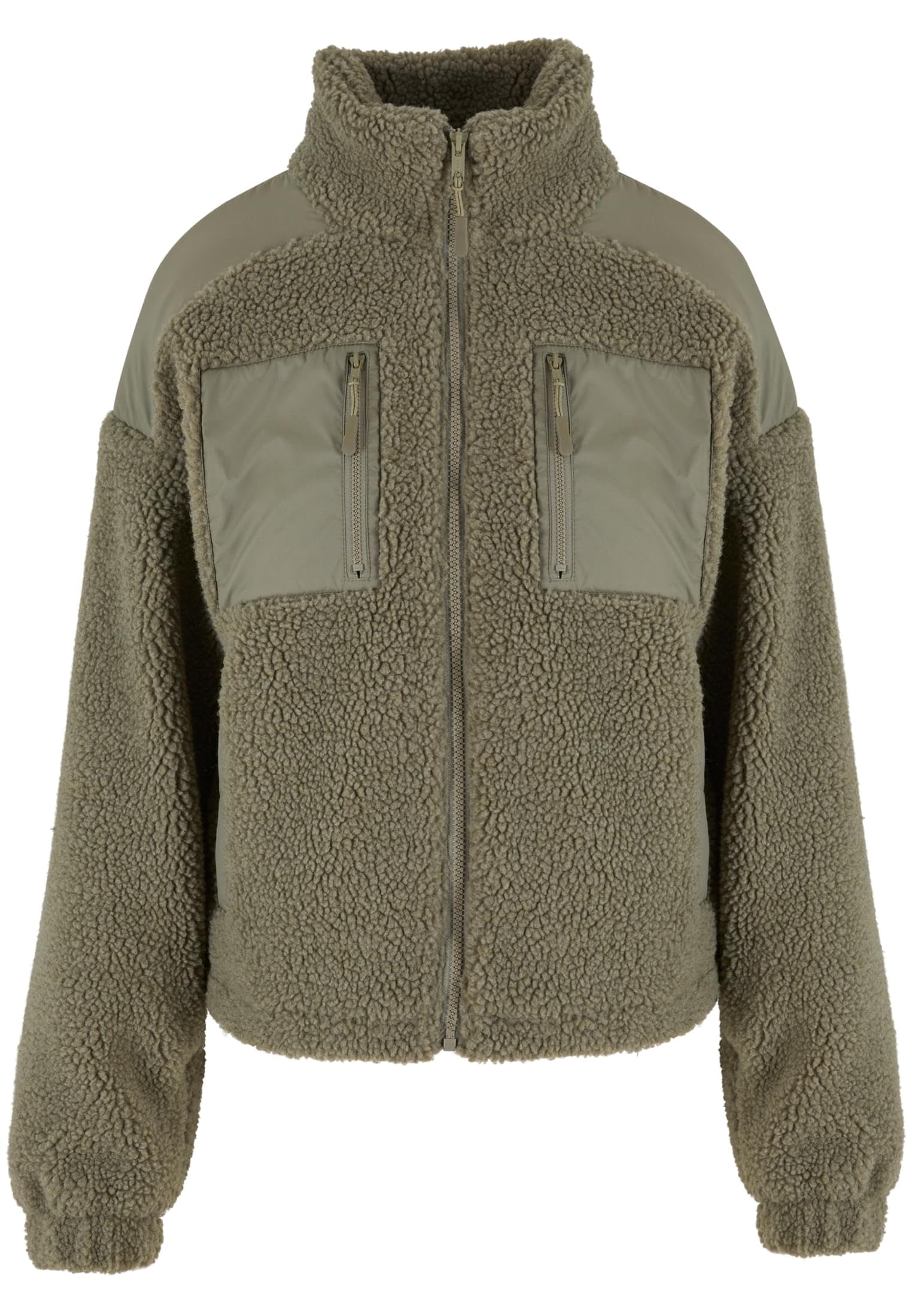 Urban Classics Damen Ladies Sherpa Mix Jacket