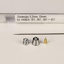 Harder & Steenbeck Düsensatz 0,2mm 218854 Chrom Fuer Hansa