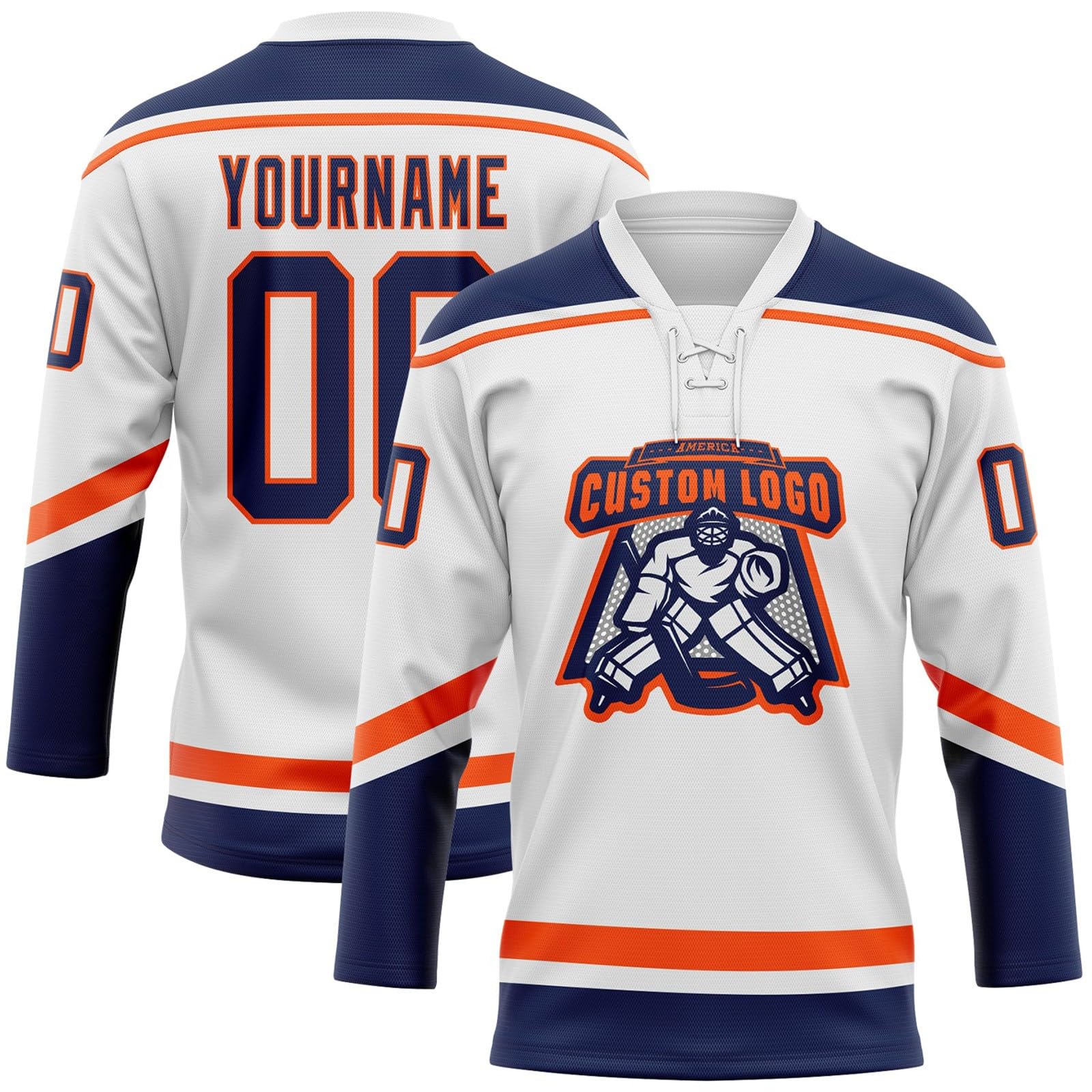 Generico Maglie da Hockey su Ghiaccio Personalizzate,progetta la Tua Maglia da Hockey su Ghiaccio Personalizzata con Il Tuo Nome/Squadra/Numero