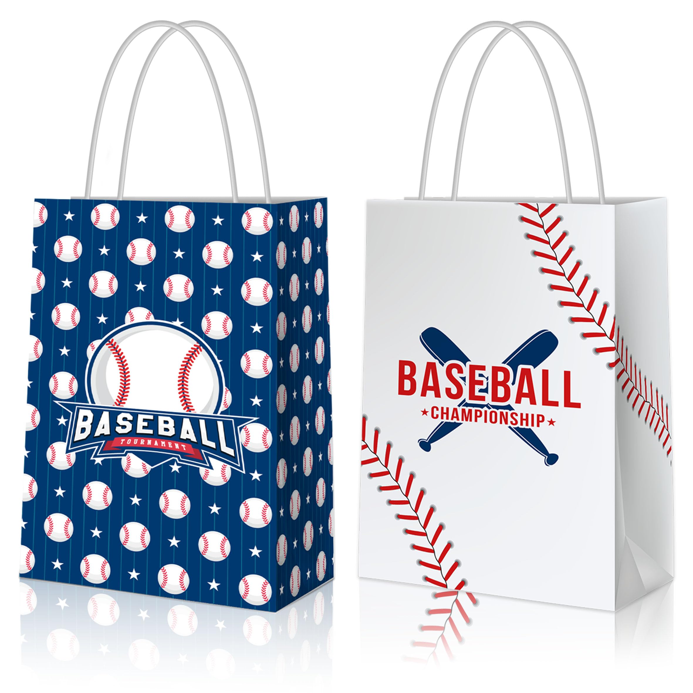 Amazon.com: YHNTGB 16 PCS Baseball Favor Bags with Handles Sports