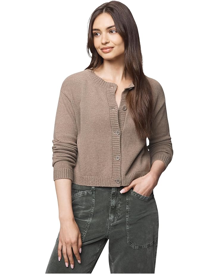 Splendid Amber Cropped Cardigan - Main View