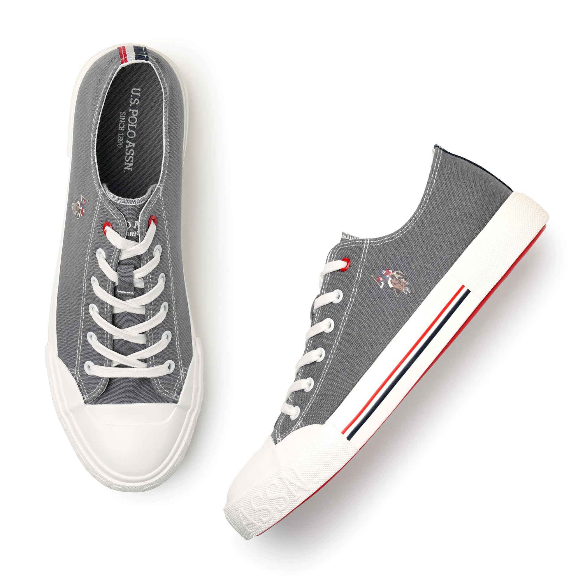 U.S. POLO ASSN. Mens Drew Grey Sneaker-(UK9)(US10)(2FD24570G07) (B0D9BT2H8R) Amazon Price History, Amazon Price Tracker
