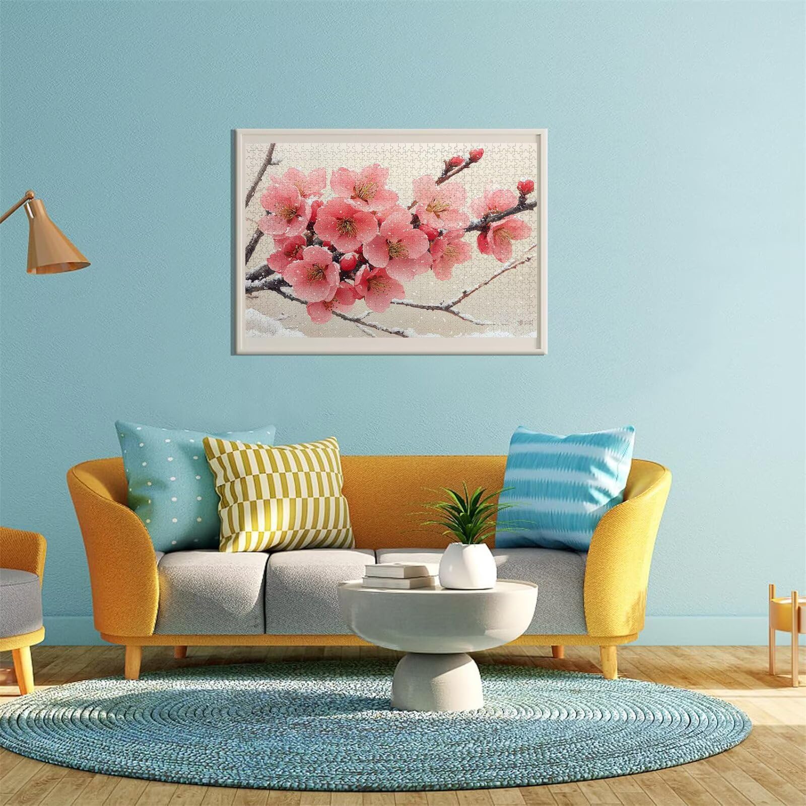 Blume Puzzle für Erwachsene Kinder Anspruchsvoll 5000 Teile Impossible Klassische Puzzles Schwer Anlage ab 8 9 10 Jahre Mädchen Jungen Jigsaw Kunst Educa,für Dekoration und Geschenke 105x156cm t-343