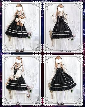 ゴスロリドレス 長袖ブラウス ロリータワンピース 姫様ドレス 森ガール JSK ゴスロリドレス 長袖ブラウス ロリータワンピース 姫様ドレス 森