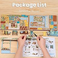 Vista 5 de Fsolis Kit de Rincón de Libro - Kit de Casa de Muñecas en Miniatura DIY Scene para Adultos, Rompecabezas 3D de Estantería 255 Piezas, Modelo de Casa