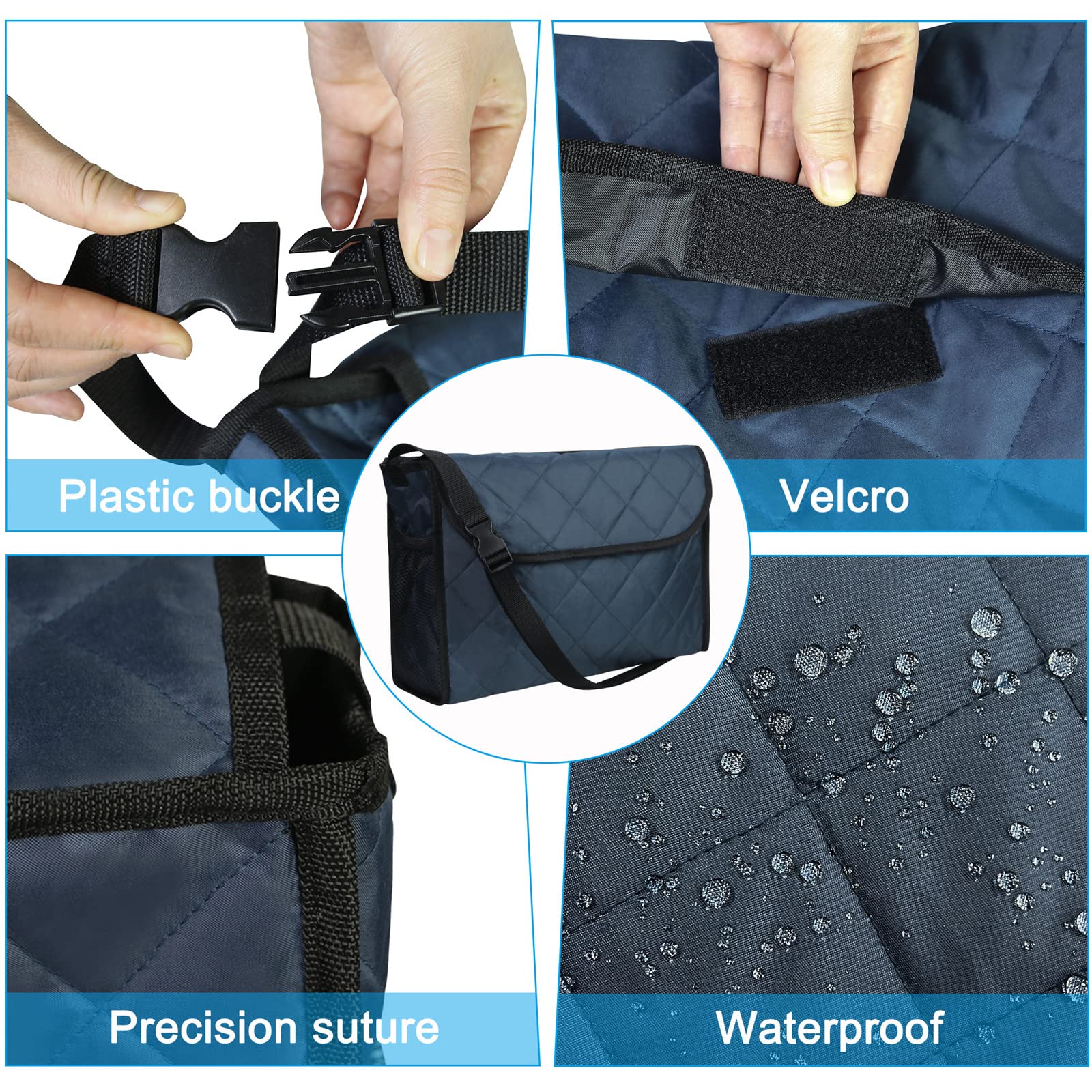 Wheelchair Backpack Bag, Wheelchair Bag,6Colors, Large Tote Accessory to Hang on Back- Lightweight - Image 4