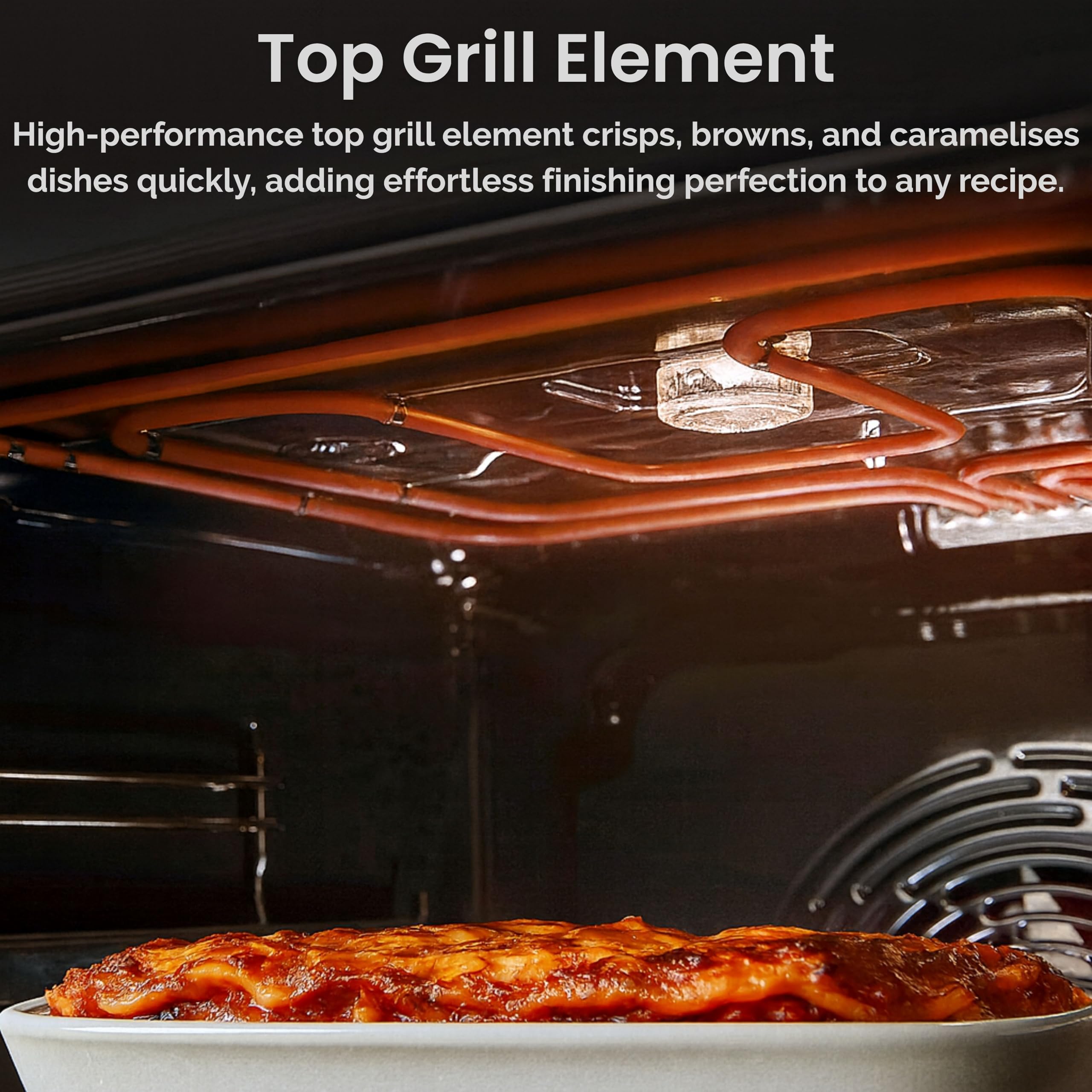 Teknix TKED64INDB 60cm Induction Double Oven Electric Cooker - Black — view 6