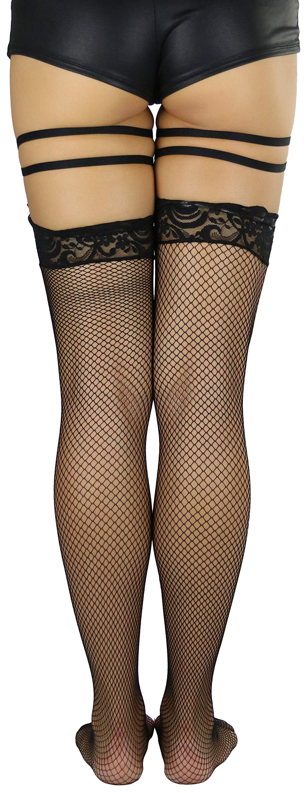 ToBeInStyle - Suspender con corazón para mujer - Negro - Talla única