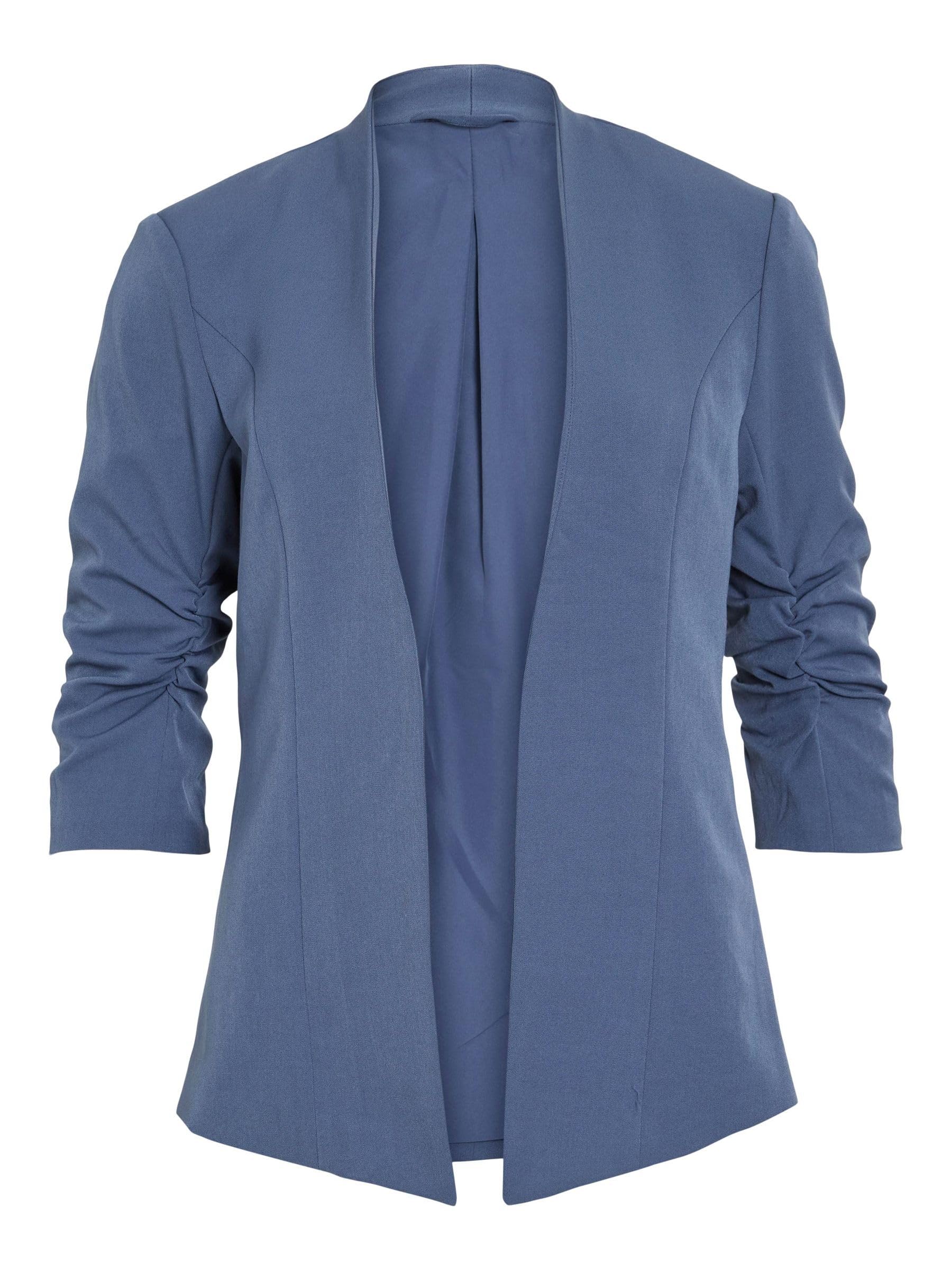 Vila Female Blazer VIHER Bodycon 3/4 Sleeve, Vintage Indigo, XL