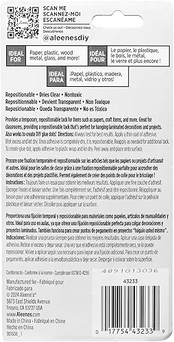 Miniatura 9 de Aleene's Stick & Restick - Pegamento para manualidades, color blanco