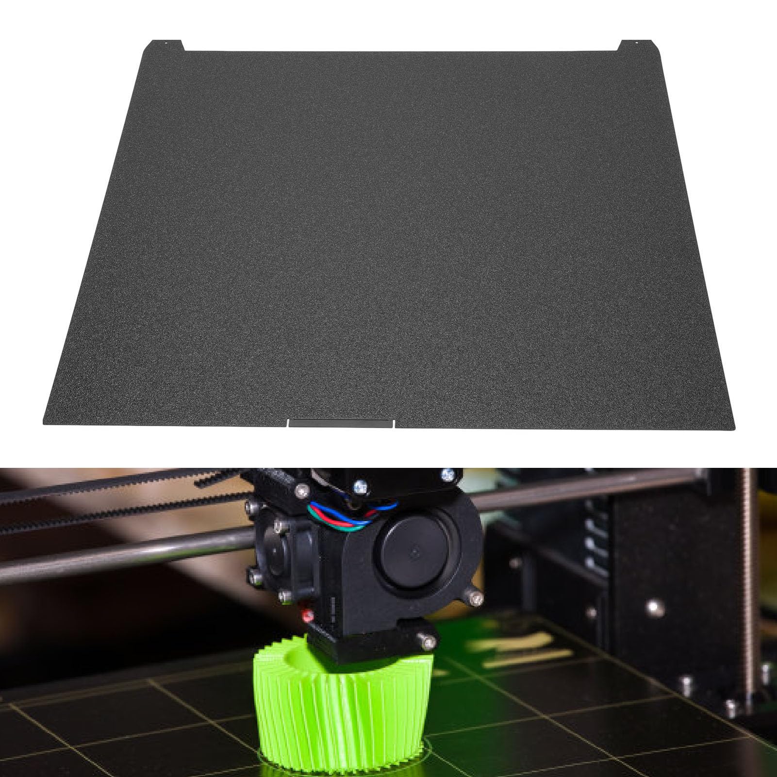 K2 Plus Build Plate Arkusz PEI, 370x370 Mm Elastyczne Powierzchnie Sprężyny Doskonałe Opór Ciepła Łatwa Ekspres Model Platformy Drukarki 3D dla K2 Plus Drukarka 3D
