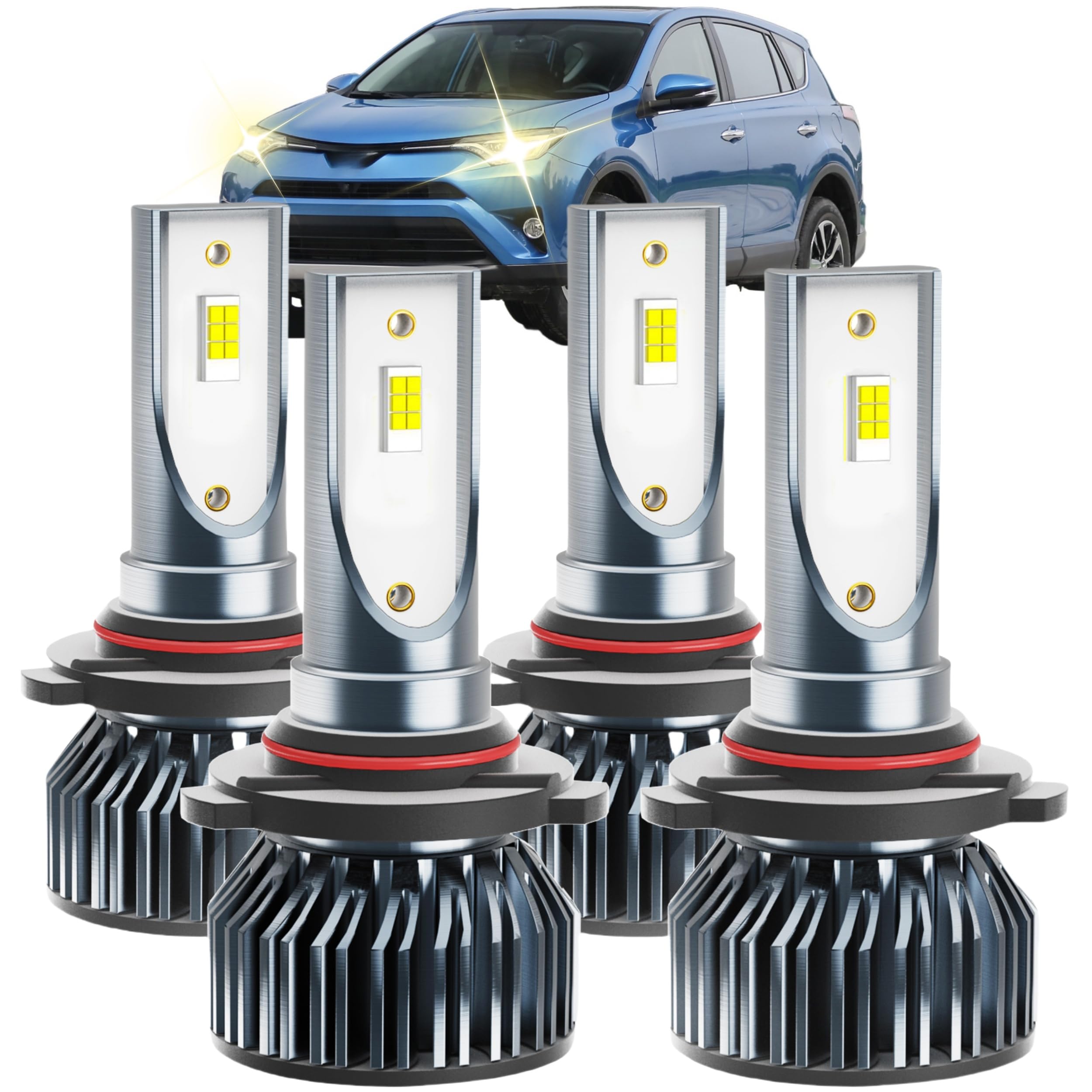 RAV4 Dedicated Accessory,Fit for 1998 1999 2000 2006 2007 2008 2009 2010 2011 2012 RAV4,Dedicated Plug and Play,No Errors,Pack of 4