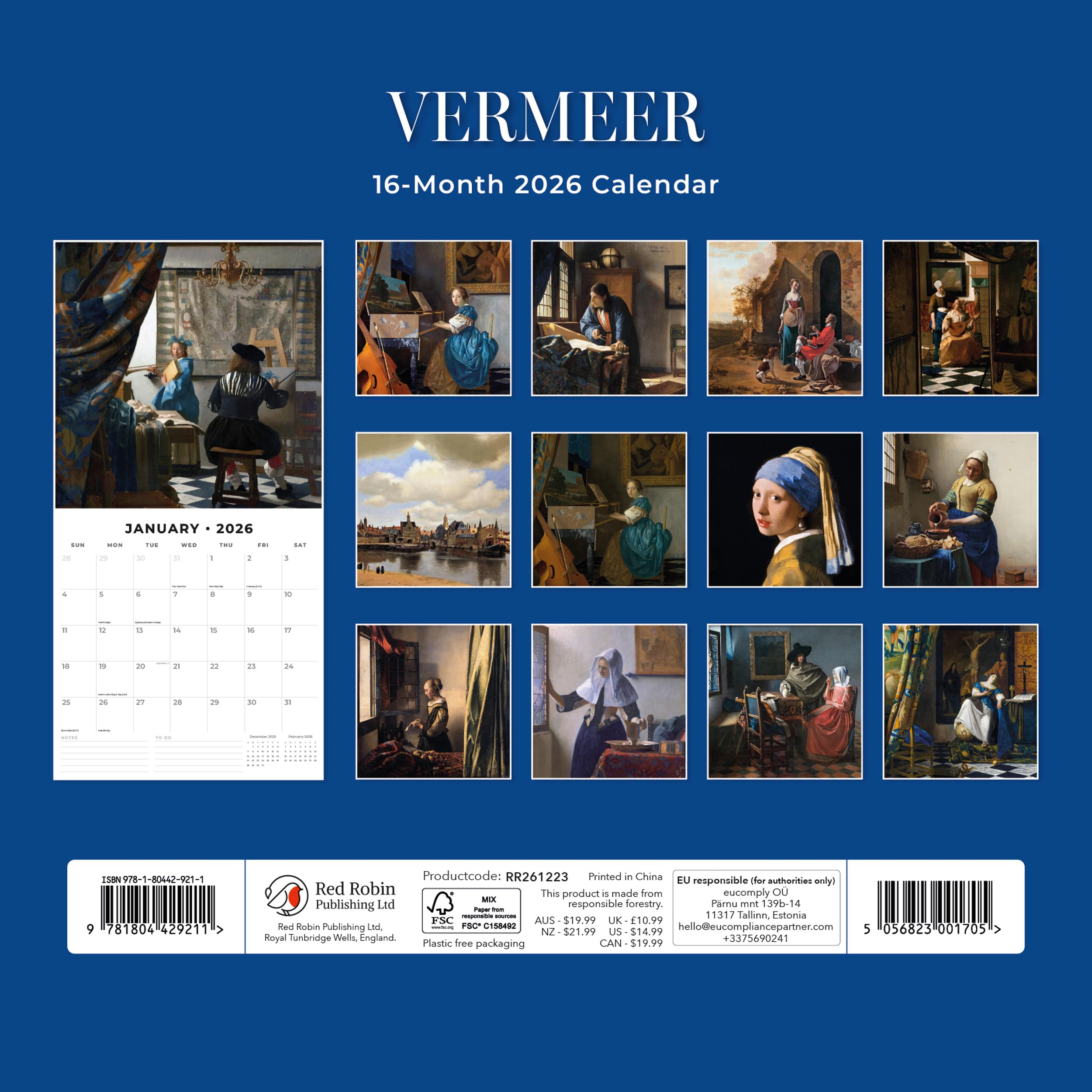 English Cottage Gardens Kalender 2026 Kopen? | Bestel online
