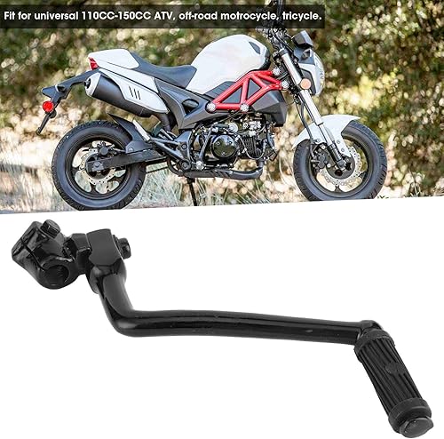 Miniatura 2 de Terisass Palanca universal de arranque de 0.512in para motocicleta, palanca de arranque para motocicleta de 110CC-150CC, ATV todoterreno