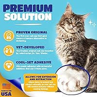 Vista 5 de Soft Claws for Cats & Kitty - CLS (Cleat Lock System), Essentials for Kitten's First Year (20 Kitten Caps, 20 Small Caps), Color: Clear
