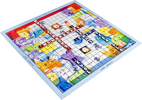 Miniatura 2 de Alphabet Wars Juego de mesa para diversión familiar y enriquecimiento educativo, juego de mesa de guerra de palabras de dados, mejora la memoria, la