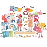 Hape Puzzle Magnetico Da Vestire – Set di Puzzle Tematici per Bambini
